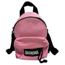 Balenciaga Pink Mini Oversized Backpack Crossbody