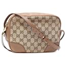 Bolso de hombro Gucci beige y marrón