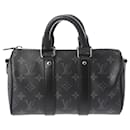 Louis Vuitton Monogram Eclipse Keepall Bandouliere 25