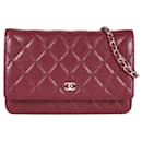 Chanel Coco Mark Matelasse Chain Wallet