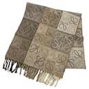 Loewe Anagram Scarf in Beige