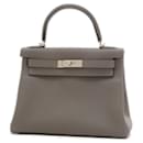 Hermes Kelly 28 Handbag in Etain - Hermès