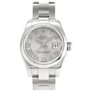 Reloj de pulsera Rolex Datejust 26 con esfera romana plateada para mujeres