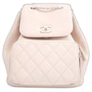 Zaino Business Affinity Chanel in pelle caviar beige