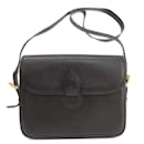 Yves Saint Laurent Black Leather Shoulder Bag