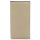 Billetera Larga Valextra en Arena Beige