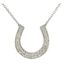 Tiffany Horseshoe Diamond Necklace in Platinum - Tiffany & Co