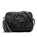 Bolso de hombro Gucci Interlocking G Soho Small Disco con borlas