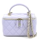 Chanel Light Purple Lambskin Shoulder Bag