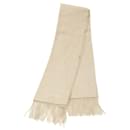 Hermes Cashmere Stole in Beige and Ivory - Hermès