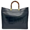 Fendi Handtasche Schultertasche Sunshine Leder