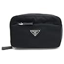 Prada Black Nylon Pouch