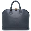 Borsa Epi Alma Louis Vuitton in Noir