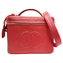 Sac Vanity Caviar Rouge Chanel Coco Mark