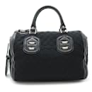 Gucci GG Nylon Handbag Boston Bag