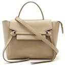 Celine Micro Belt Bag in Beige Leather - Céline