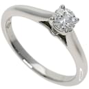 Cartier Solitaire 1P Diamond Platinum Band Ring