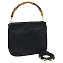 Gucci Black Satin Handbag