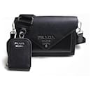 Prada Saffiano-Leder Umschlagtasche