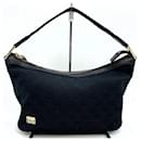 Gucci Black GG Canvas Shoulder Bag