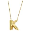 Collier Pendentif K Initial de Louis Vuitton LV&ME