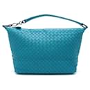 Borsa a spalla in pelle verde Bottega Veneta