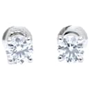 Boucles d'oreilles en diamant solitaire Tiffany & Co.