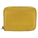 Hermes Azap 2014 Round Coin Case in Yellow - Hermès