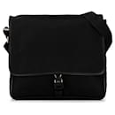 Bolso de Hombro Prada Triangle Plate Saffiano