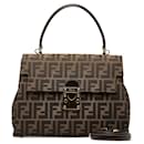 Fendi Zucca Handbag Shoulder Bag