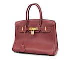 Sac à main Hermes Birkin 30 en Rouge H - Hermès