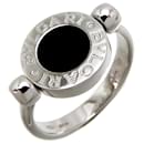 Bvlgari Bvlgari Flip Diamond and Onyx Band Ring - Bulgari