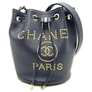 Chanel Deauville Shoulder Bag in Navy Caviar Leather