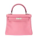 Bolsa Hermes Kelly 28 em Rosa Azalee - Hermès