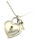 Tiffany & Co. Heart Key Lock Necklace