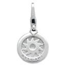 Pendentif Bvlgari Tondo Sun Charm en or blanc 18K - Bulgari