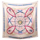 Hermes Silk Scarf in Pink Multicolor - Hermès