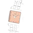 Reloj de pulsera de cuarzo rosa Hermes Heure H - Hermès