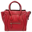 Celine Red Leather Handbag - Céline