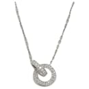 Cartier Love Circle Pavé Diamond Necklace