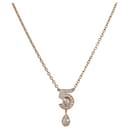 Chanel Eternal No.5 K18BG K18 Beige Gold Necklace