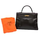 Hermes Kelly 35 Handbag in Dark Brown - Hermès