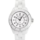 Montre pour femme Chanel J12 33mm H5698 cadran blanc