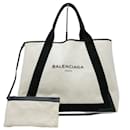 Balenciaga Navy Cabas Tote Bag