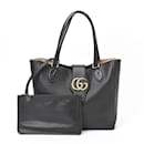 Bolsa Tote de Couro Gucci GG Marmont