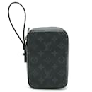 Louis Vuitton Monogram Eclipse Box Clutch Handbag