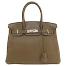 Sac à main Hermès Birkin 30 Taupe