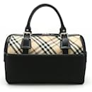 Borsa Boston con motivo Nova Check di Burberry