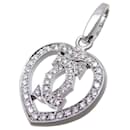 Pendentif en diamant en forme de cœur Cartier 2C