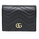 Portafoglio per carte Double G GUCCI con scomparto per monete e banconote - Gucci